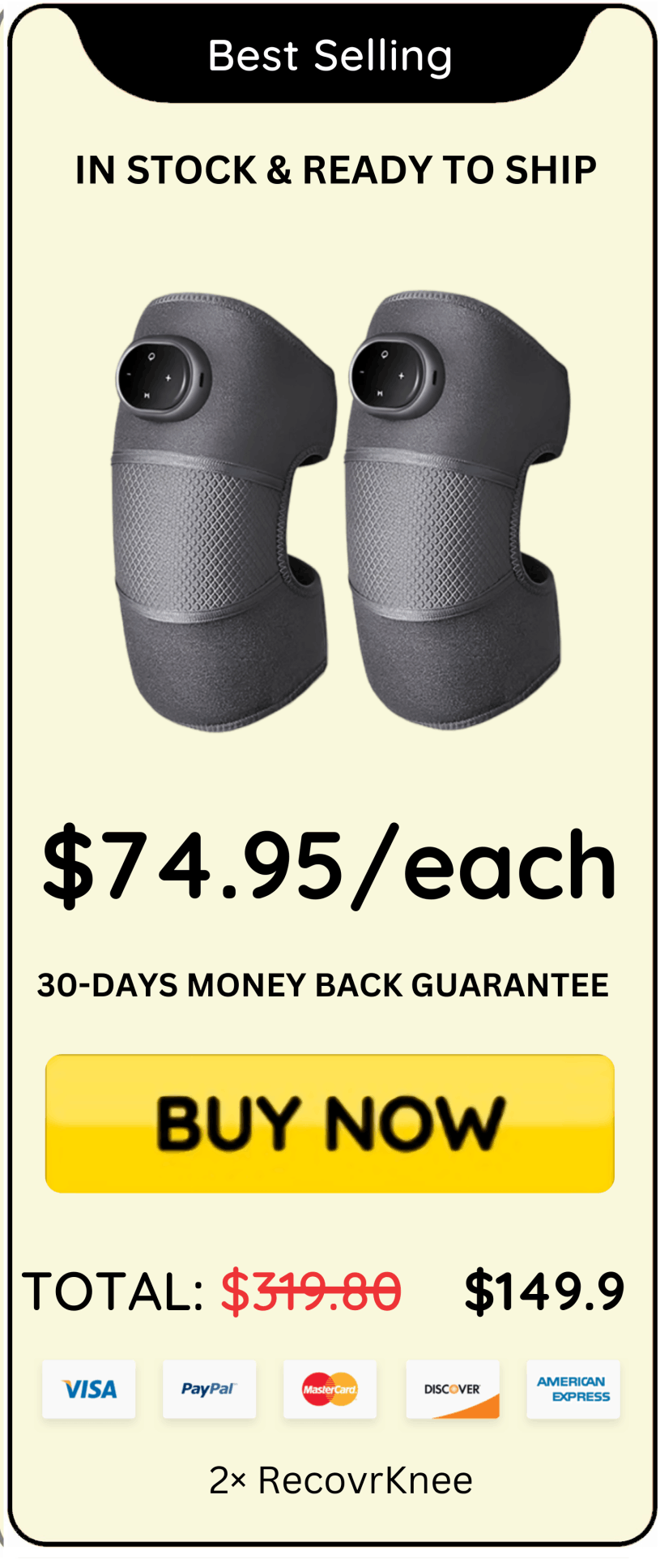RecovrKnee best offer price